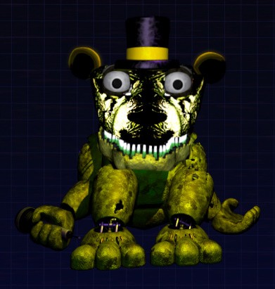 Create meme: old Golden Freddy, golden freddy fnaf, FNAF Phantom Golden Freddy