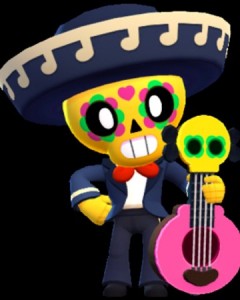 Create meme: brawl stars poko, brawl stars Mexican, guitar poko from Bravo stars