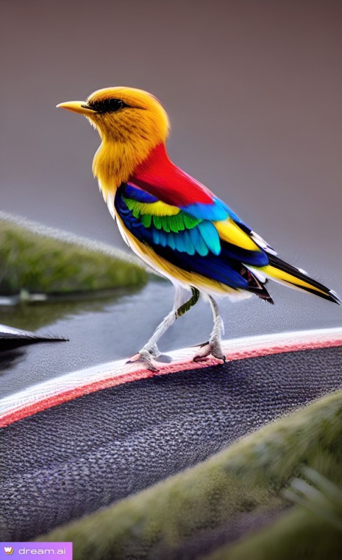 Create meme: the bird is multicolored, colourful birds, exotic birds