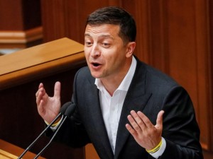 Create meme: trump Zelensky, Zelensky hysterical, Vladimir Zelensky