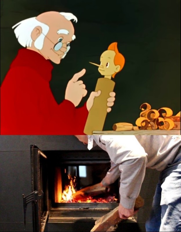 Create meme: Pinocchio and Papa Carlo, The adventures of Pinocchio papa Carlo, Papa Carlo and Pinocchio blogger