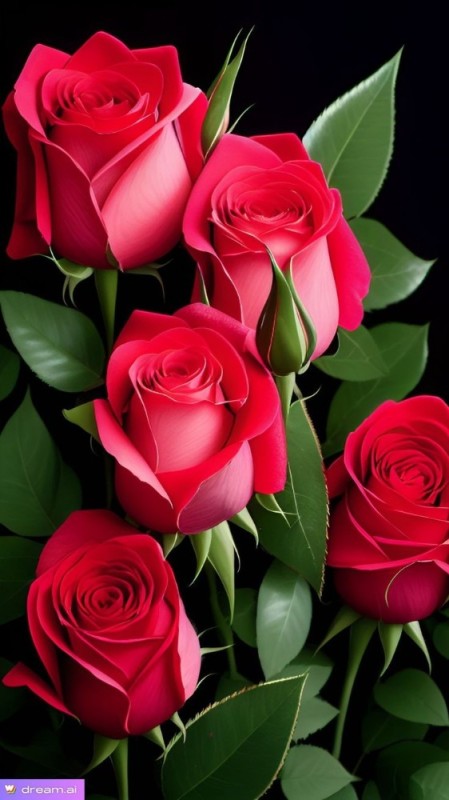 Create meme: pink roses , red rose, beautiful roses 