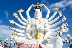 Create meme: Shiva, the many-armed Buddha, many-armed God Shiva
