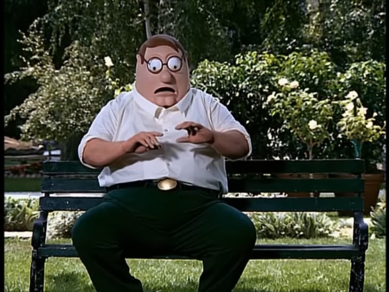 Create meme: Peter Griffin , peter griffin real, Family guy peter the doppelganger