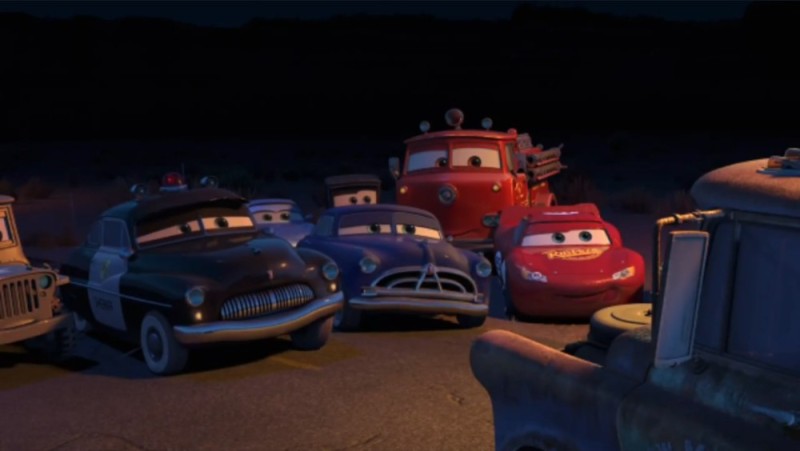 Создать мем: cars pixar, молния маккуин и мэтр, тачки 2