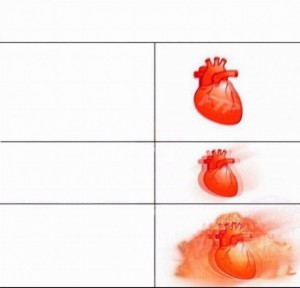 Создать мем: мем сердце, моё сердце, шаблон мема с сердцем