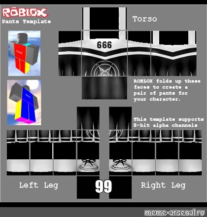 Free Roblox Overall Blue Jeans with Hoodie Design Template | PIXLR