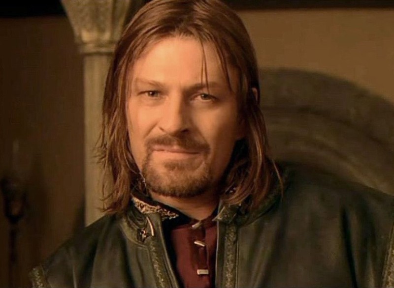 Create meme: Sean bean Boromir, boromir the lord of the Rings actor, Sean bean 