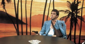 Создать мем: роберт лоджа лицо со шрамом, scarface пальмы, лицо со шрамом (1983)