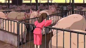 Create meme: pig, spirited away