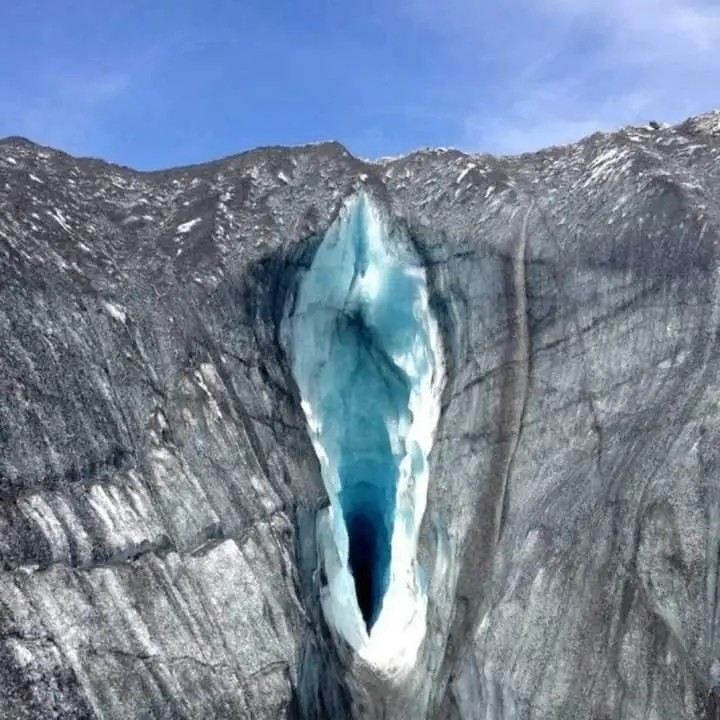 Create meme: the bosom of nature, agassiz glacier, mountains 