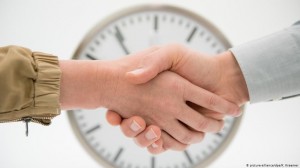Create meme: hand, time, business handshake