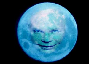 Create meme: full moon, blue moon, once in a blue moon