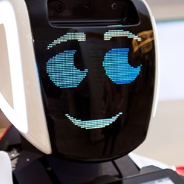 Создать мем: робот борис робостанция, умный робот, выставка роботов