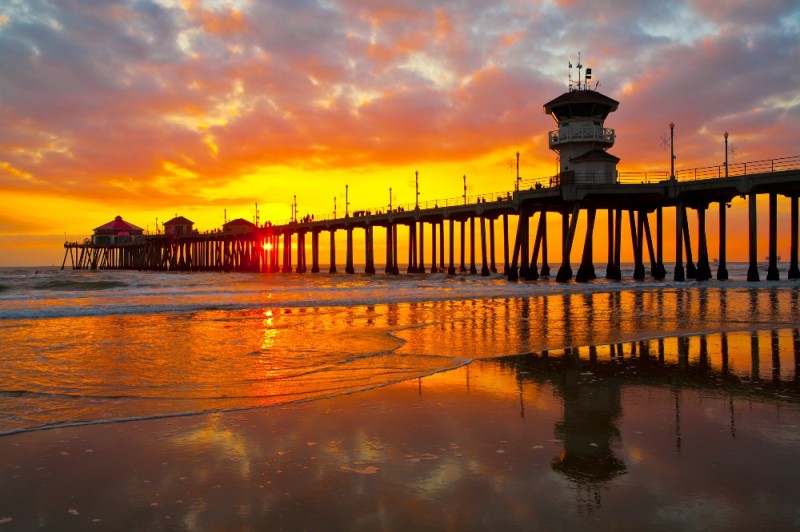 Create meme: Sunset Beach california, Orange County California, Orange County California