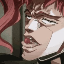 Create meme: kakyoin, casein Noriaki, jojo cherry