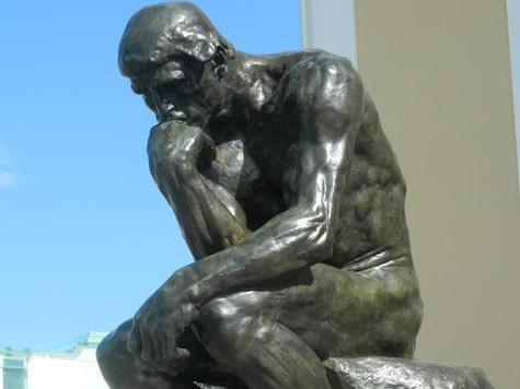 Create meme: thinker rodin sculpture, Rodin's thinker, Auguste Rodin the thinker