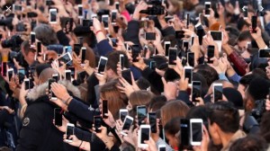 Create meme: people, the audience, many people with phones