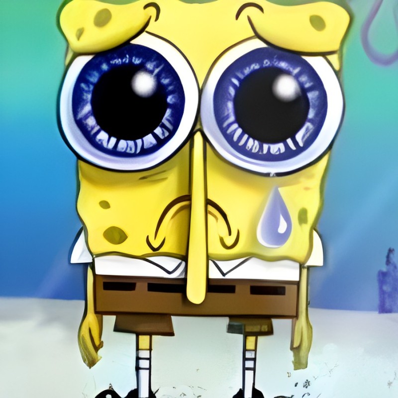 Create meme: spongebob funny, spongebob emo, crying spongebob