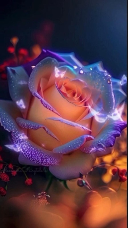 Create meme: beautiful flowers bouquets, postcard, colored roses 
