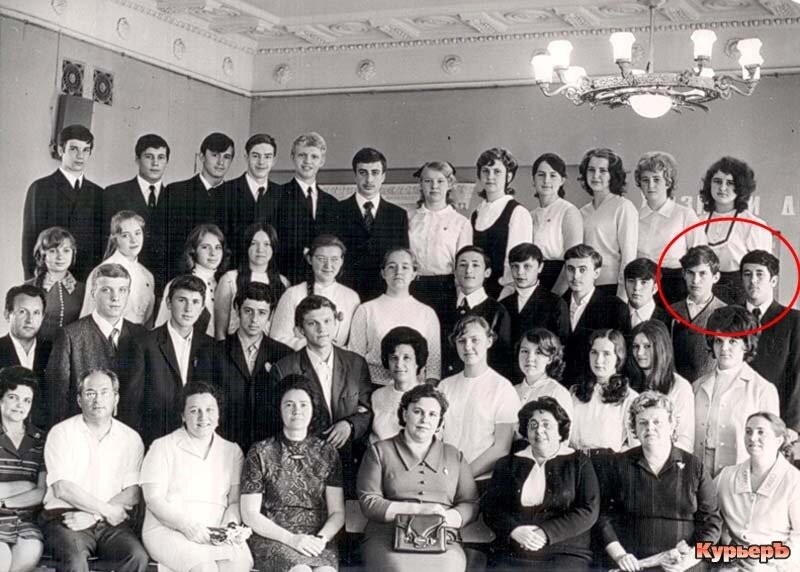 Create meme: Sergey Mavrodi in his youth 1980, School 167 Moscow class of 1966, School 234 Moscow 1969