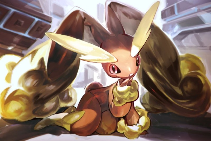 Создать мем: mega lopunny, pokemon lopunny, арты покемонов