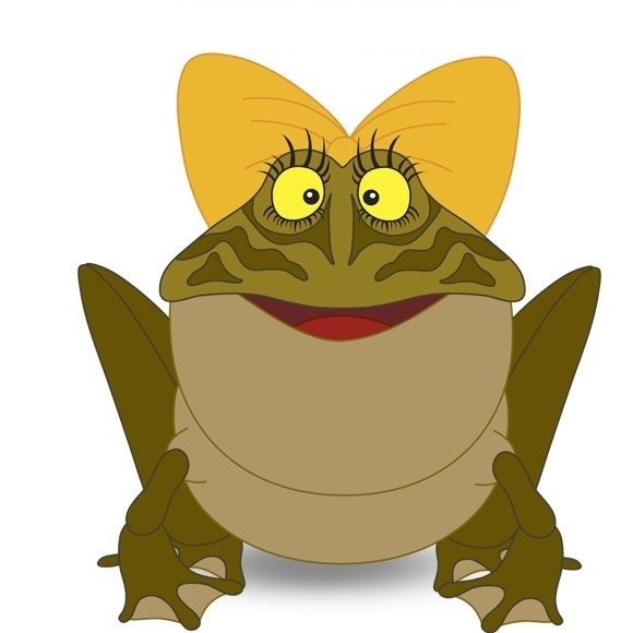 Create meme: toad Claudia, Luntik , toad klava from luntik