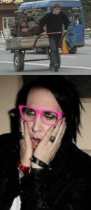 Create meme: Marilyn Manson