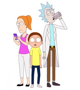 Create meme: Rick and Morty, Morty in full growth, Emmett brown Rick Sanchez[