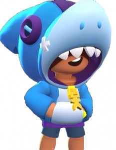 Create meme: Leon brawl stars, Leon shark brawl, brawl stars