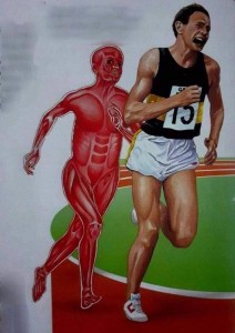 Create meme: sport, athletics, illustration