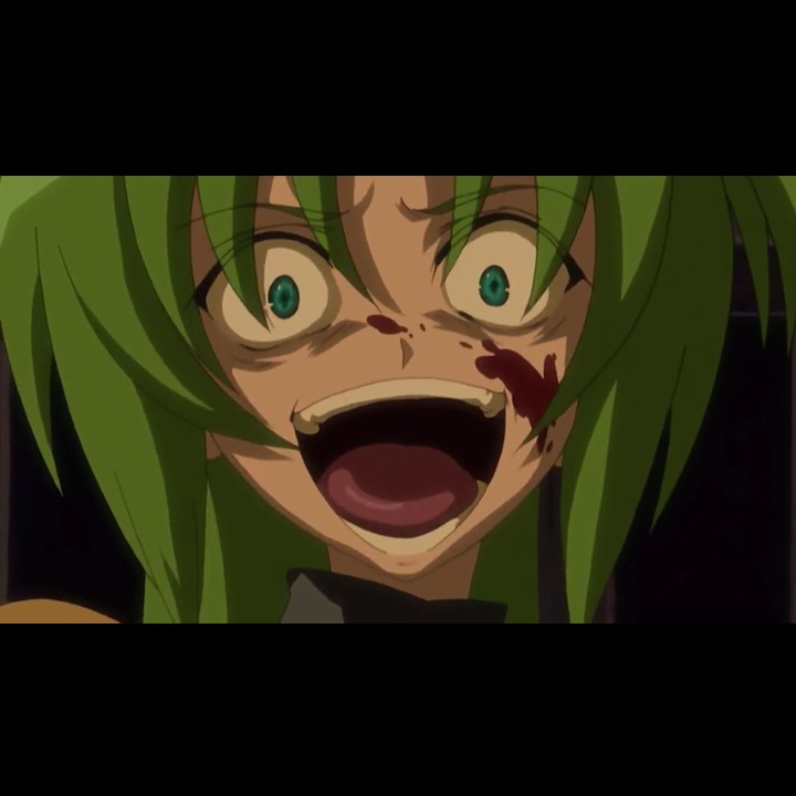 Create meme: Shion of sonozaki, Shion Sonozaki madness, shion when cicadas cry