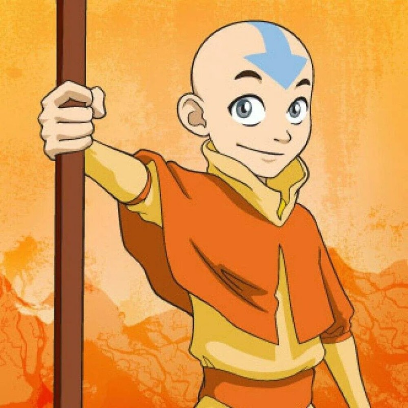 Create meme: avatar Aang, aang aang, Aang legend