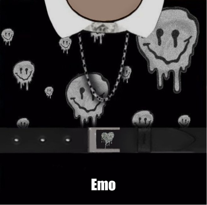 The emo tshirt, Emo tshirts, Cute black shirts, Roblox