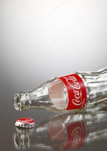 Create meme: empty bottle of Coca-Cola, an empty bottle of Cola, empty bottle coca cola