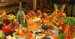 Создать мем: русская кухня рецепты, русское застолье современное, русская кухня