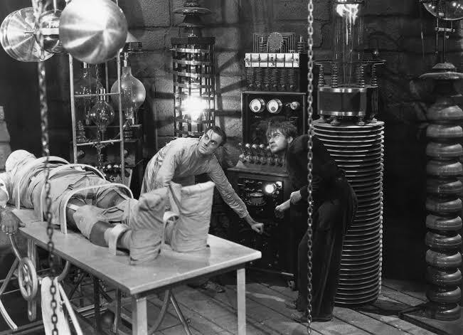 Create meme: Dr. Frankenstein it's alive, frankenstein 1931 laboratory, Frankenstein 