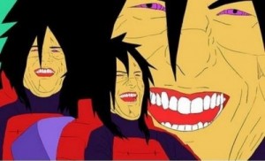 Create meme: Madara laughs