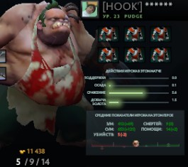 Create meme: pudge, pudge hook, Pudge