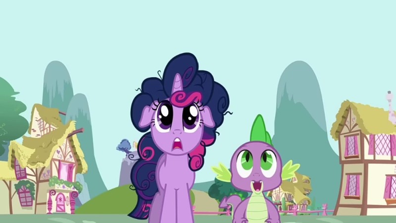 Создать мем: пони таун, my little pony twilight sparkle, my little pony spike