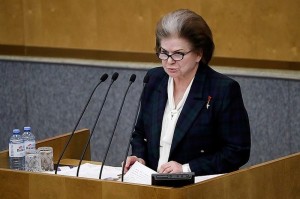 Create meme: Golikova cried, meeting of the state Duma, Valentina Tereshkova in the state Duma