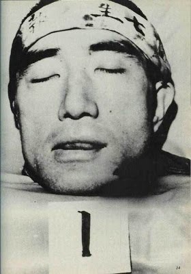 Create meme: Yukio Mishima's severed head, yukio mishima, Yukio Mishima head