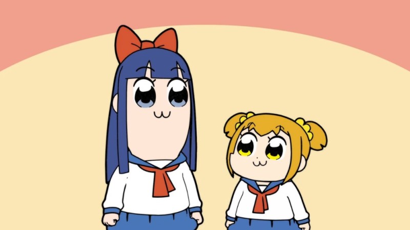 Создать мем: кроссовер pop team epic, pop team epic, попсовый эпос мультсериал