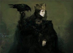 Create meme: snow white and the huntsman art, dark Queen, evil Queen art