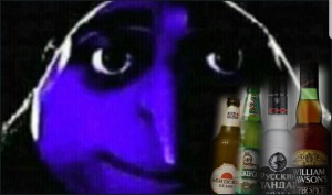 Create meme: alcohol, memes, GRU meme