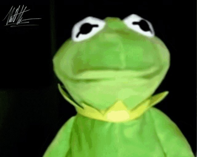 Создать мем: frog, плюшевая лягушка кермит, kermit