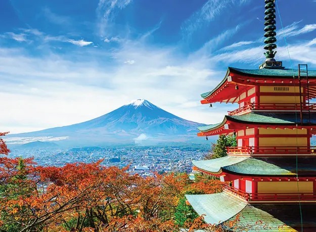 Create meme: mount fuji japan, Japan , architecture of japan pagoda temple