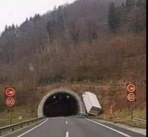 Create meme: car, road, tunnels
