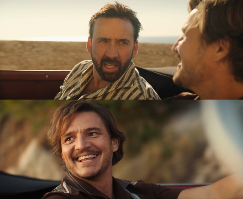 Create meme: Nicholas , Pedro pascal, Pedro Pascal Nicolas Cage