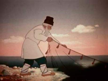 Создать мем: о рыбаке и рыбке сказка, сказка о рыбаке и рыбке александр сергеевич пушкин, иллюстрация к сказке о рыбаке и рыбке